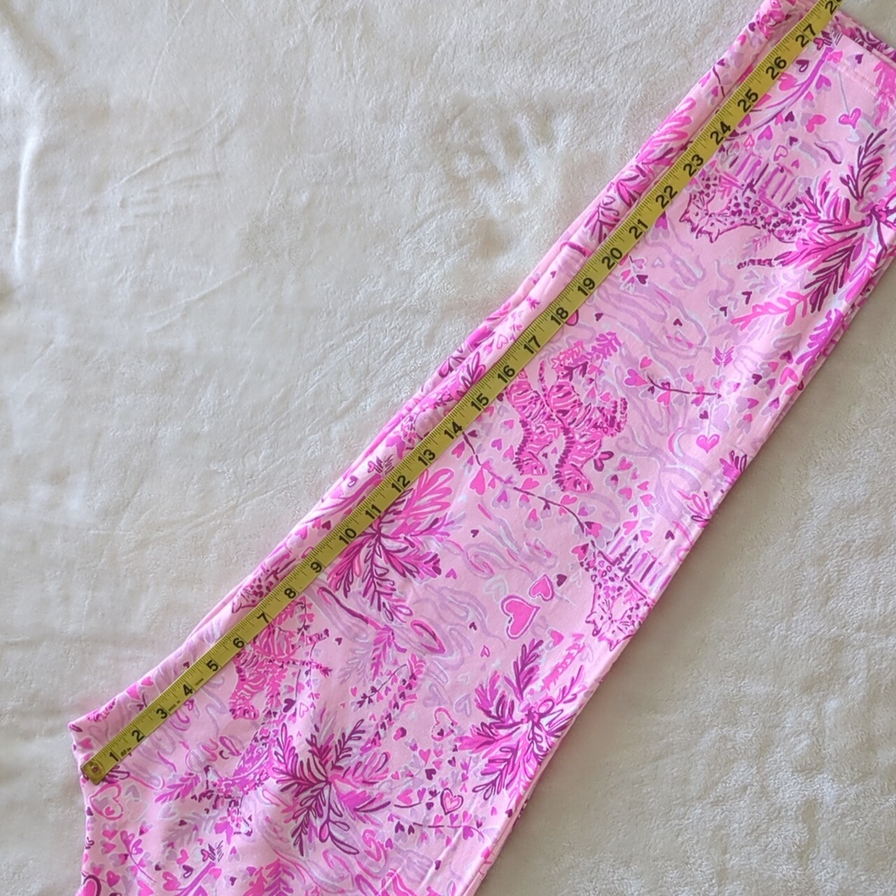 Lilly Pulitzer Emora Knit Pull-on Pants Jogger Pink Blossom Wild About You Small - Picture 12 of 16